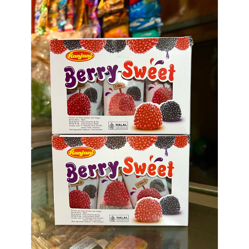 

Permen Jelly Berry Sweet ( 1 Box isi 30 pcs ) @5g