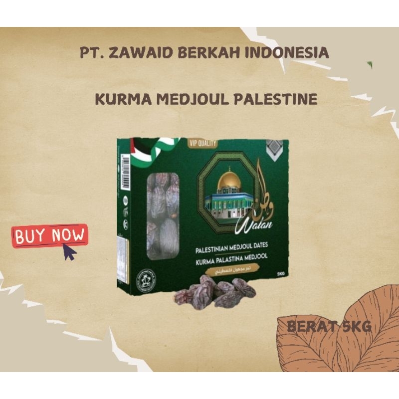 

Kurma Medjoul Palestina Watan VIP Quality Premium 5Kg