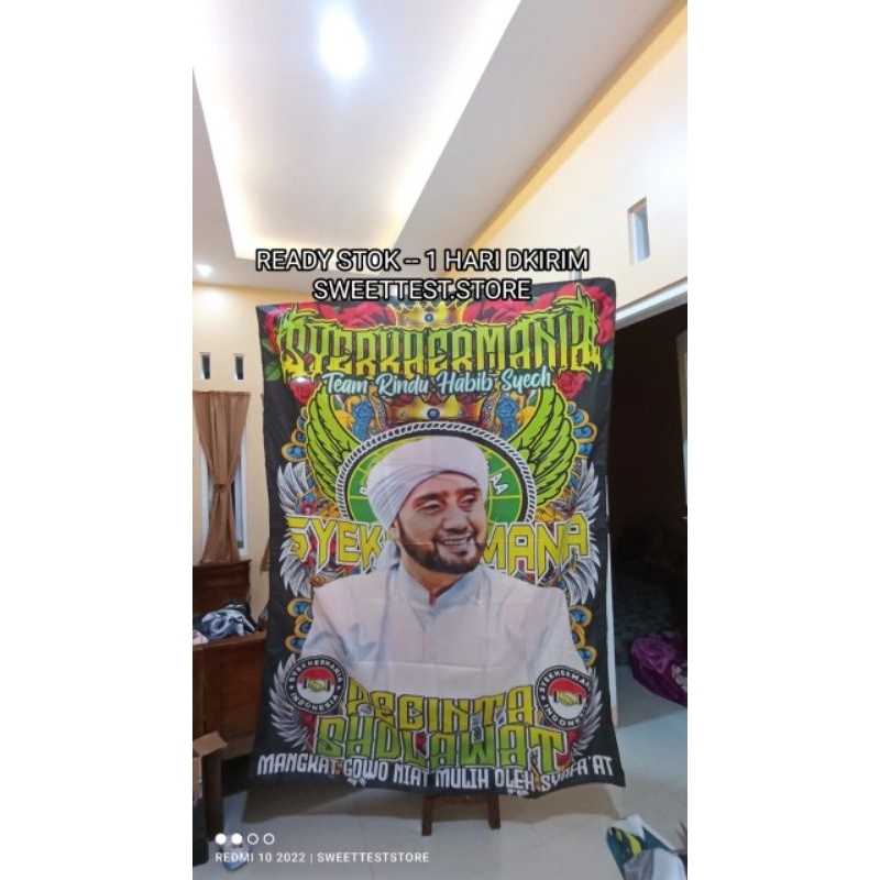 HARGA SPESIAL 2025 + GIANTFLAG 200X150CM, PROMO AKHIR TAHUN + 12.12 BENDERA PRINTING SHOLAWATAN BEND