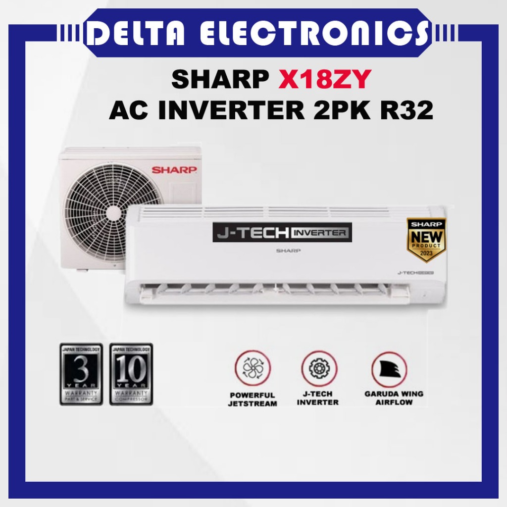 AC SHARP X18ZY 2PK inverter thailand Unit only