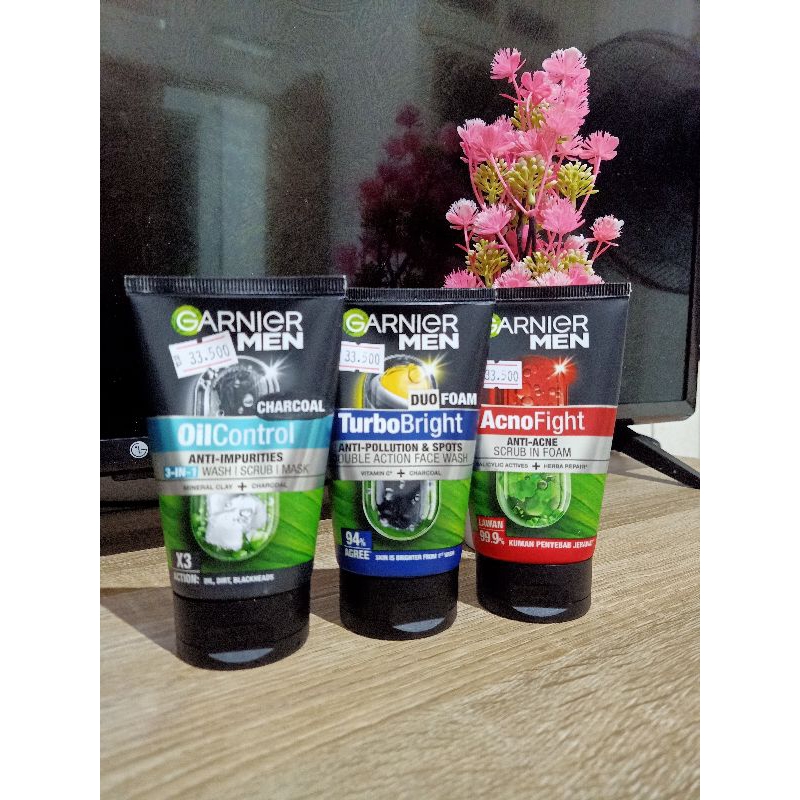 GARNIER MEN FACE WASH || SABUN GARNIER MEN