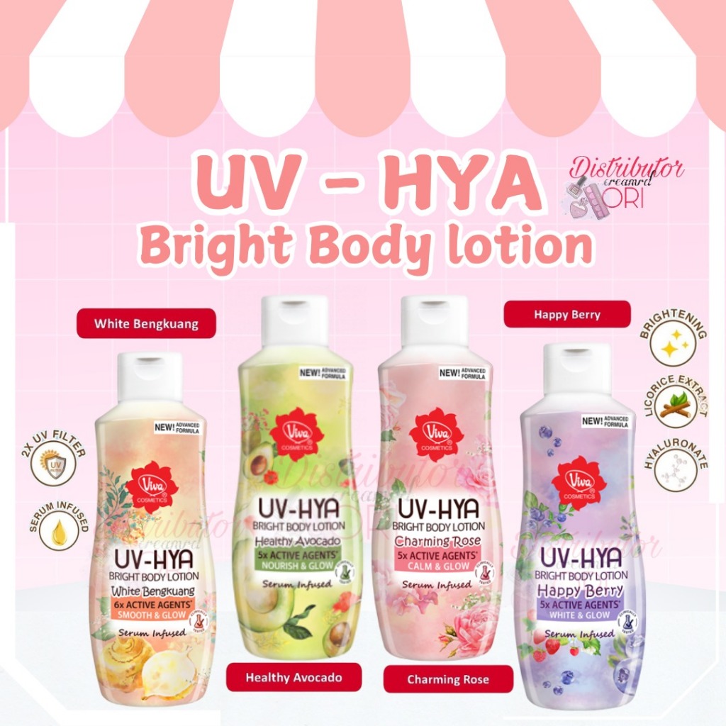 Viva UV-Hya Bright Body Lotion with HYALURONIC ACID, SERUM INFUSED, UV FILTER & LICORICE - Lotion Pe