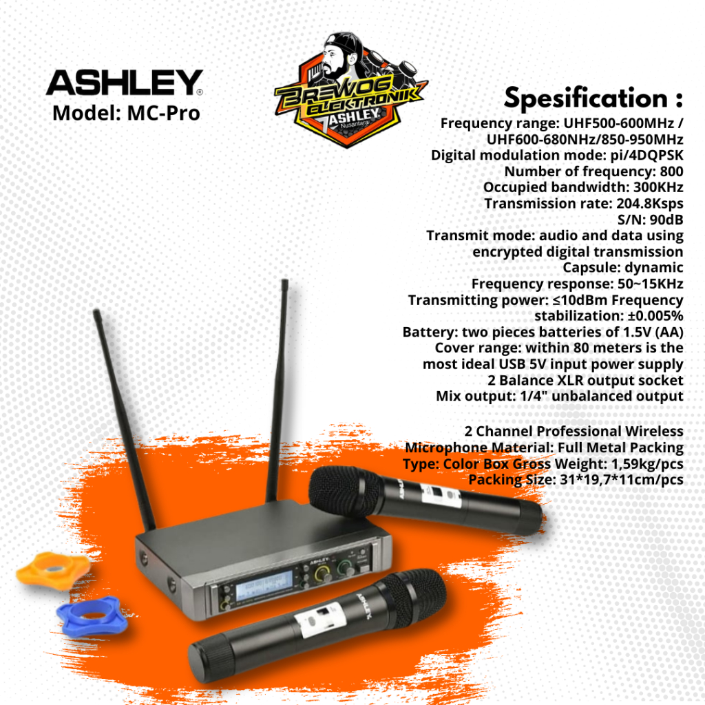 MIC WIRELESS MC-PRO ASHLEY