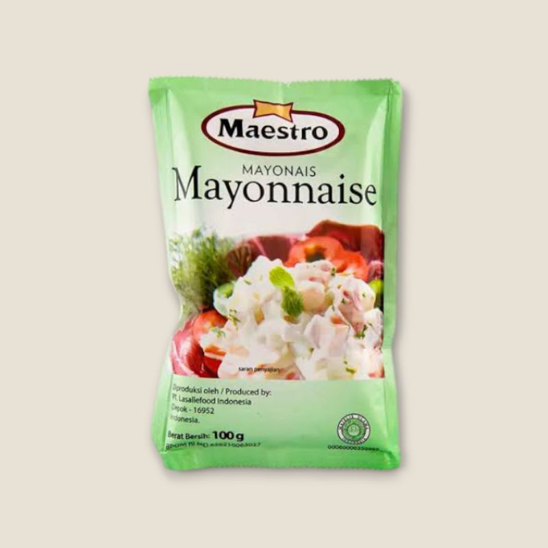 

Mayonnaise / Mayonnaise Maestro / Maestro / Maestro Mayonnaise / Mayonaise / Maestro 100 gram