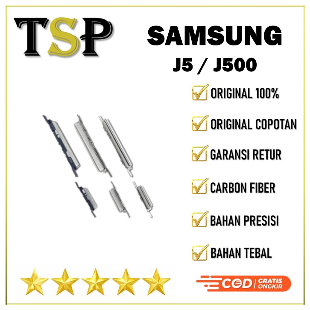 【Original 100%】TOMBOL LUAR ON/OFF + VOLUME SAMSUNG J5 / J500
