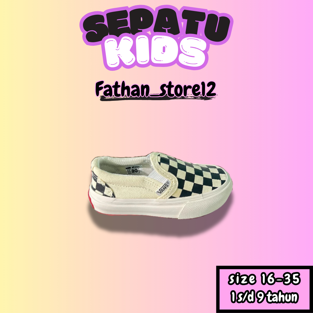 Slip On Anak | Vans Anak Slip On | Sepatu Vans Anak | Sepatu Anak