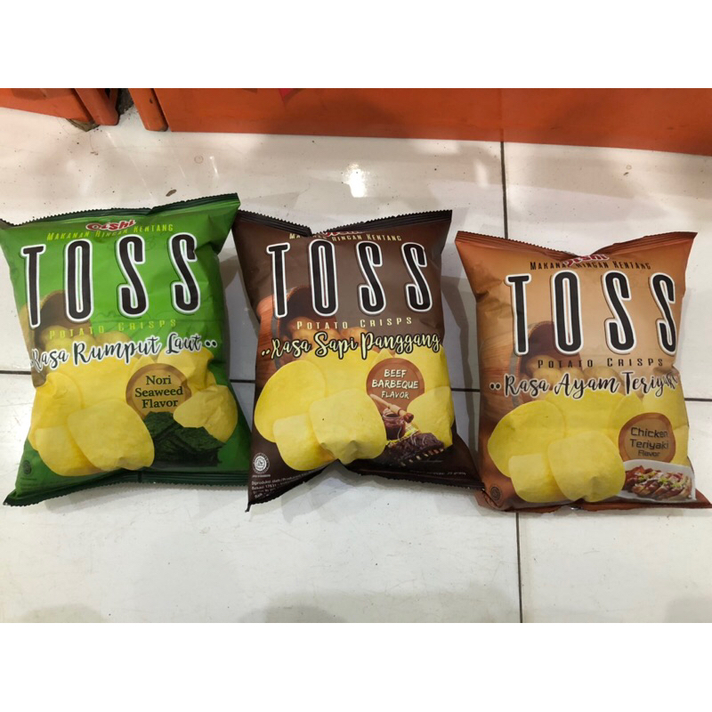 

OISHI TOSS POTATO Sapi Panggang/Ayam Teriyaki/Rumput Laut 75gr