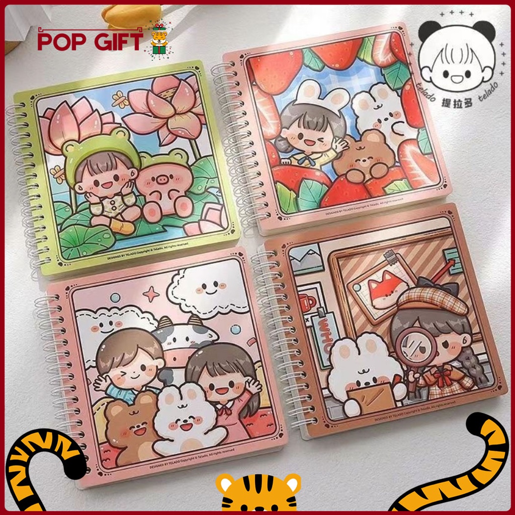 

PG Buku Diary Notebook Handbook Lucu Karakter Dodojam Buku catatan karakter kartun Book Note TLD49