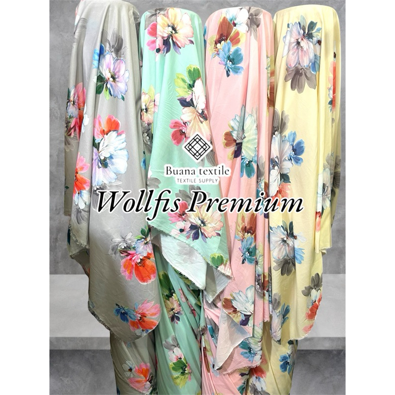 Kain Wolfis Premium | Kain Wolpeach Motif Premium | Kain Wolfis Premium Quality | Wolfis Premium ( G