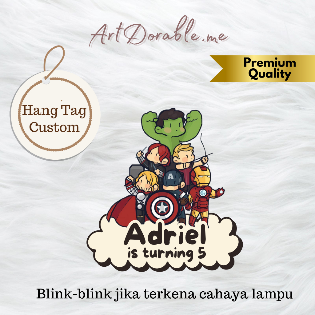 

Birthday Hang Tag / Hang Tag Ulang Tahun