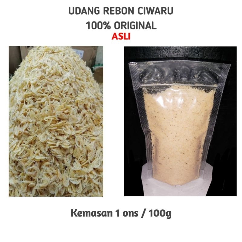 udang rebon ciwaru halus 1 ons