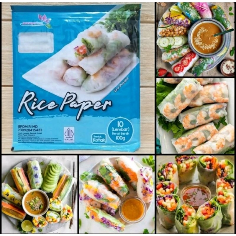 

Rice Paper Kotak High Quality Kulit Lumpia Vietnam 1pak