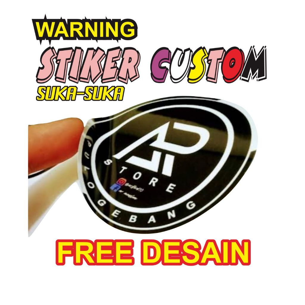 

STIKER CUSTOM DESAIN SUKA-SUKA CETAK STIKER CUTOM