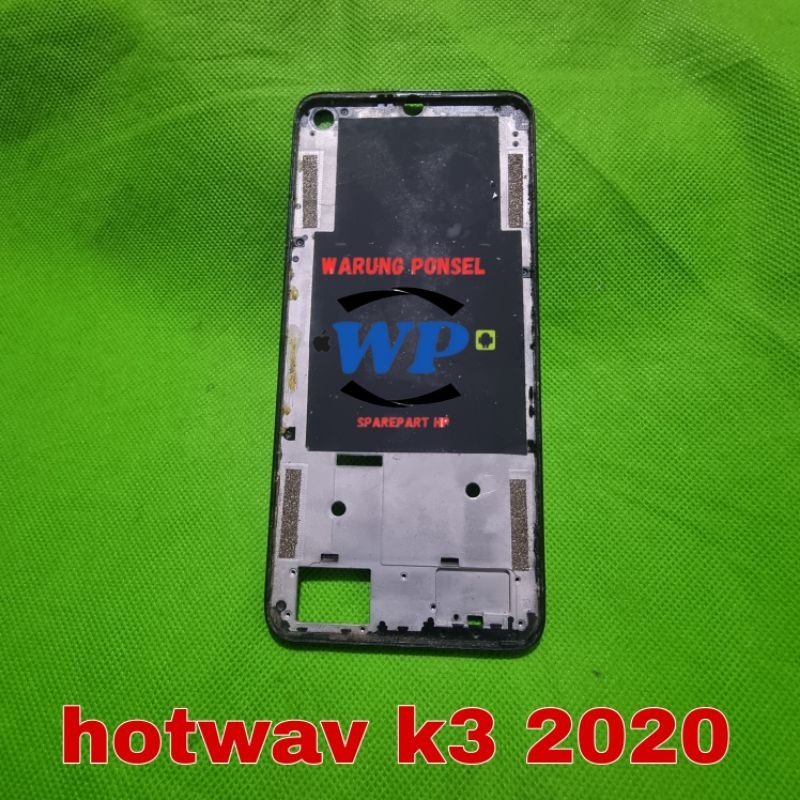 FRAME LCD DUDUKAN LCD BEZZEL HOTWAV K3 2020 ORI COPOTAN NORMAL