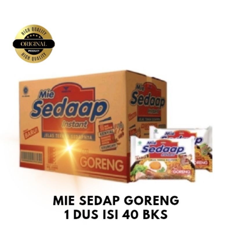 

Mie Sedap Goreng 1 Dus Isi 40Bks x 90gr