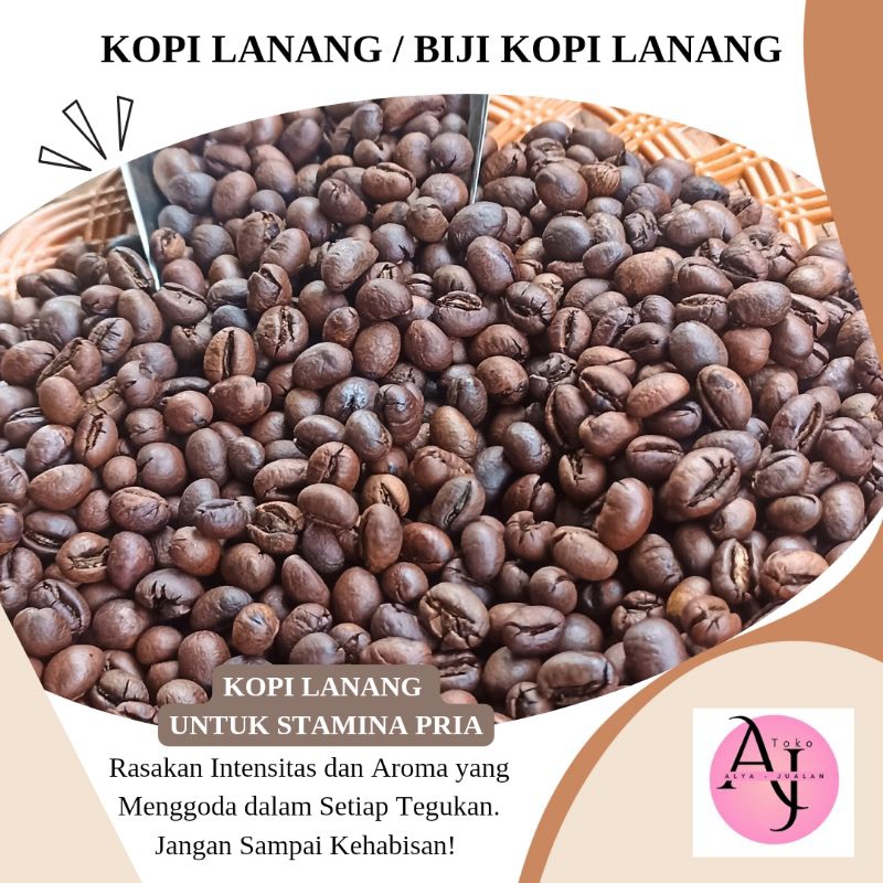 

KOPI LANANG BIJI KOPI LANANG ASLI TERMURAH 500gram / 0,5kg