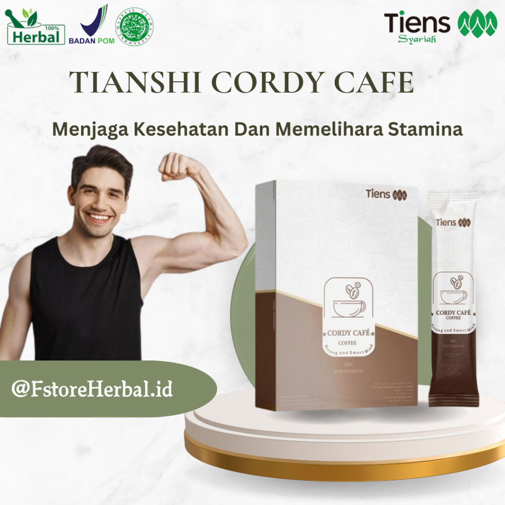 

Kopi Premium Cordy Cafe Coffe Stamina Pria Kuat Alami Cordyseps, Jamu Kopi Penambah Stamina