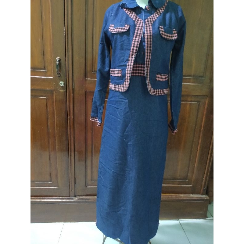 gamis / terusan jeans