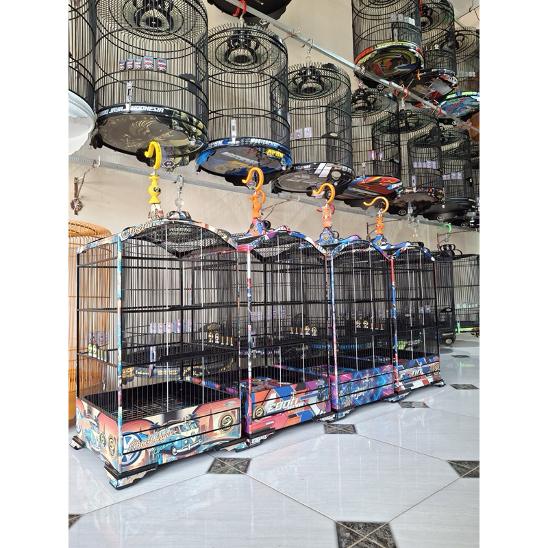SANGKAR KOSAN 40x40 RUJI FIBER DECAL EXCLUSIVE EBODJAYA