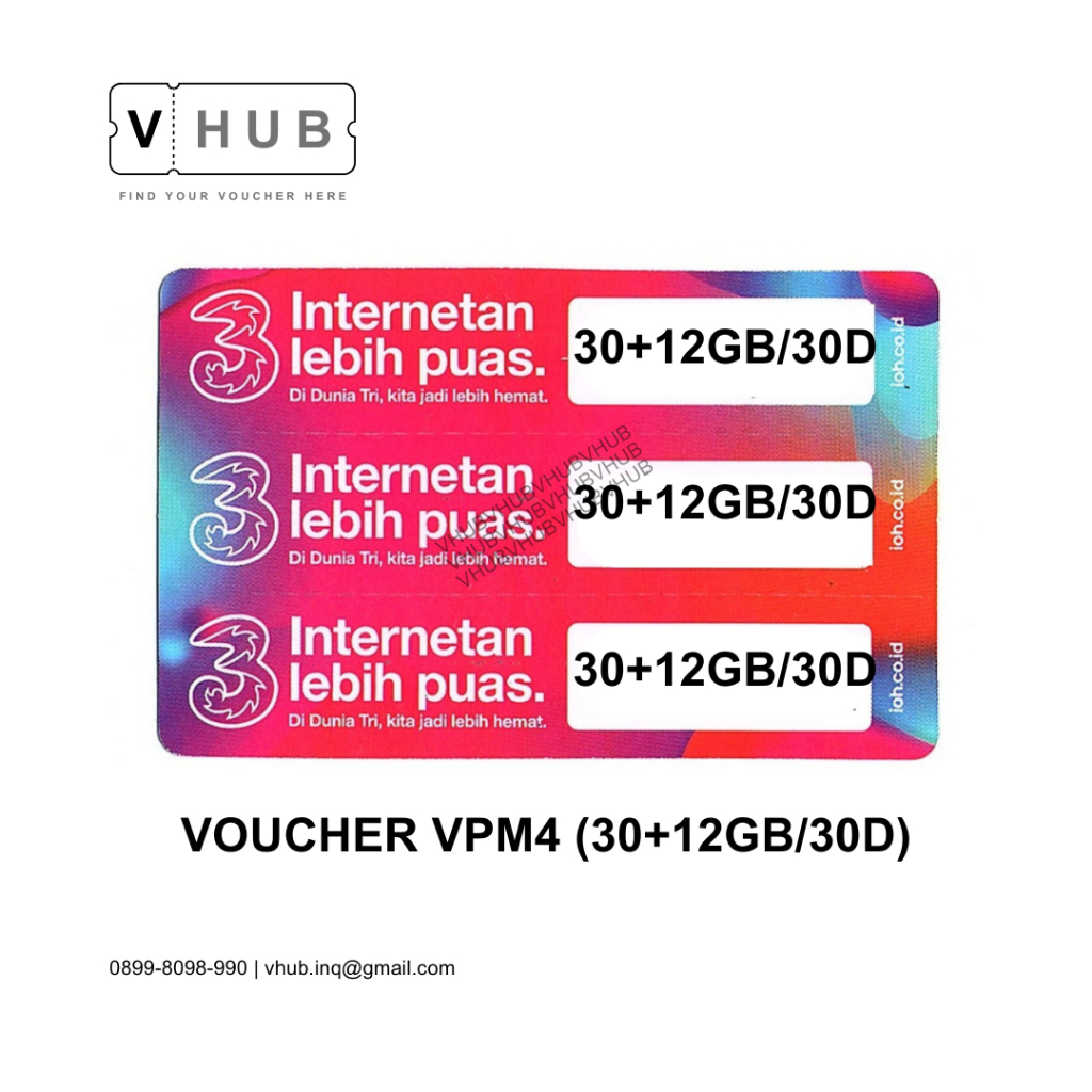 Voucher Tri VPM4 (42GB (30GB + 12GB Regional)/30D)