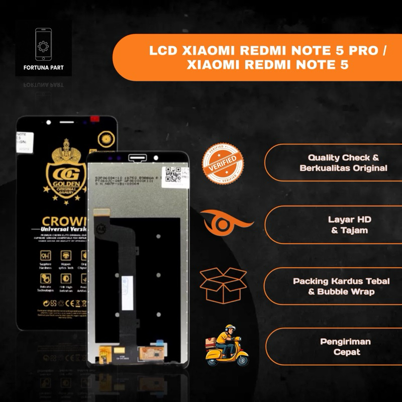 LCD XIAOMI REDMI NOTE 5 PRO / XIAOMI REDMI NOTE 5 FULLSET ORIGINAL