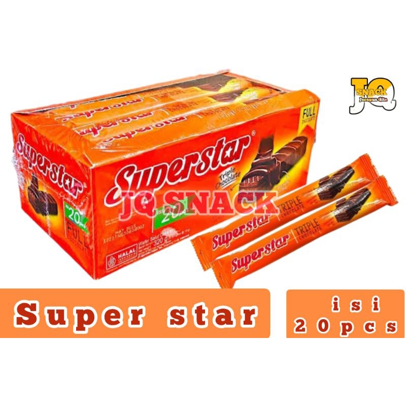 

SUPERSTAR Wafer Salut Cokelat