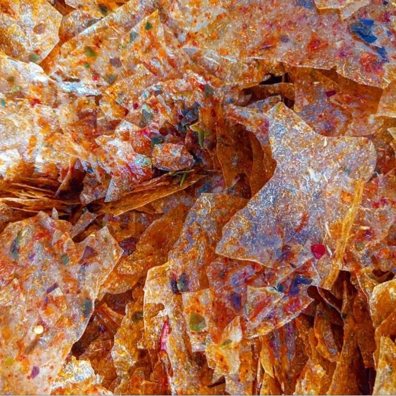 

keripik kaca pedas daun jeruk isi 1kg / kripca pedas /kripik kaca