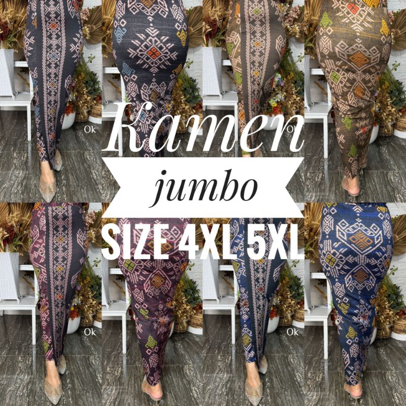 Kamen jadi JUMBO 4XL&5XL / Kamen jadi jumbo bawahan Tradisional kebaya / Kamen jadi Bali Big Size