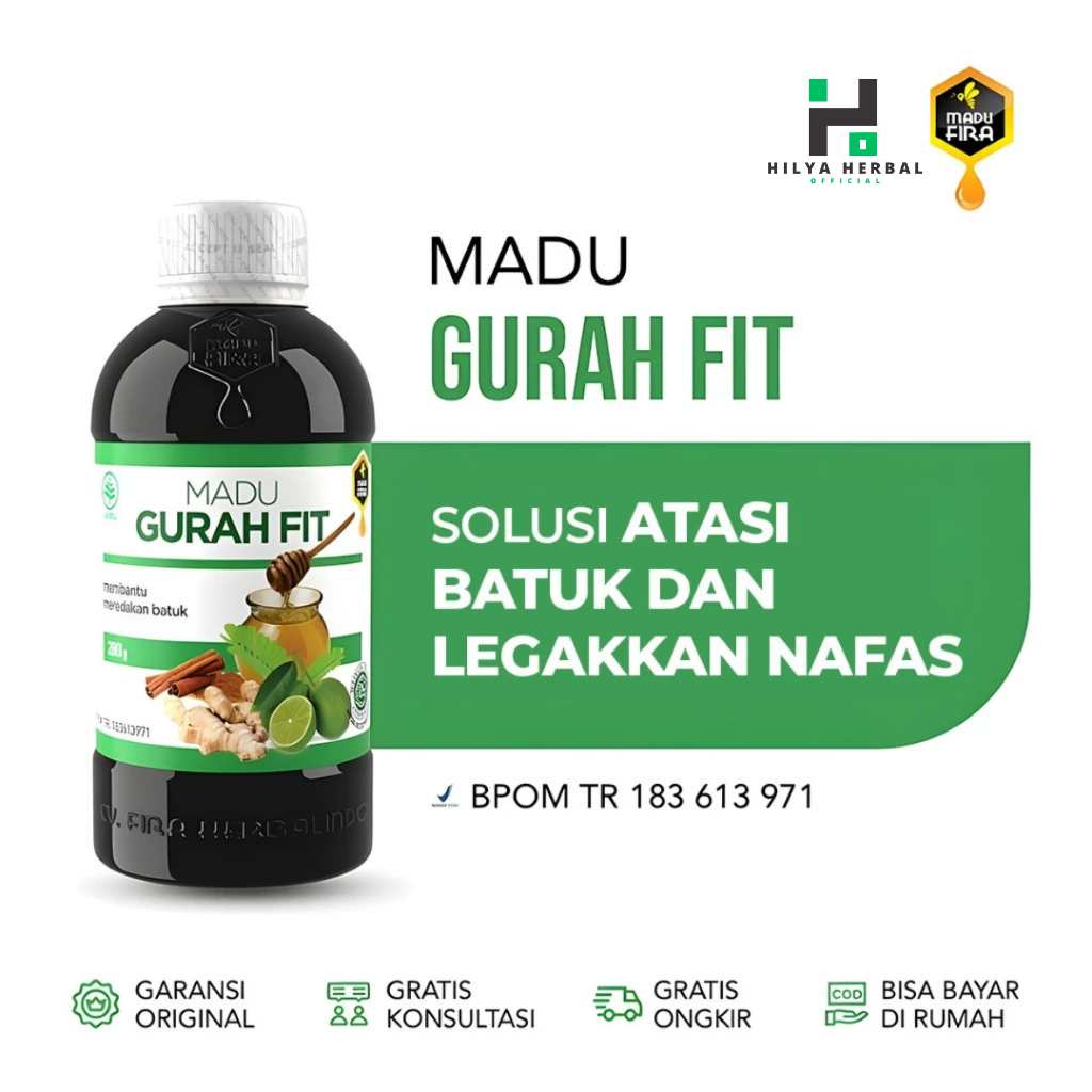 

MADU GURAHFIT 280gr - Solusi Atasi Batuk Dan Legakan Nafas