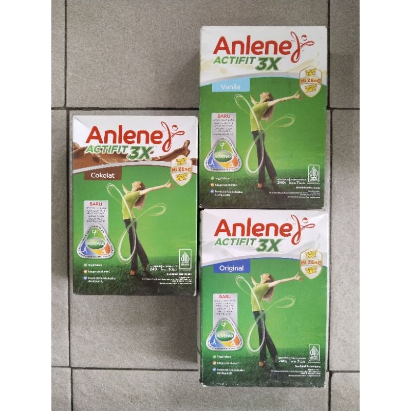 

Anlene Actifit 3X 240gr (kardus luar kurang baik)