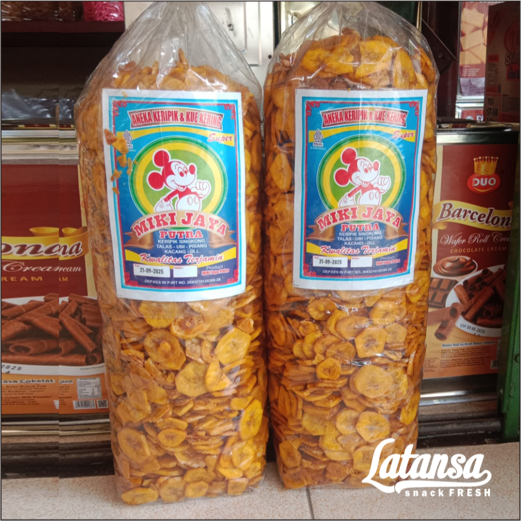 

PISANG MANIS CARAMEL 1KG AROMA NANGKA CEMILAN MANIS KILOAN