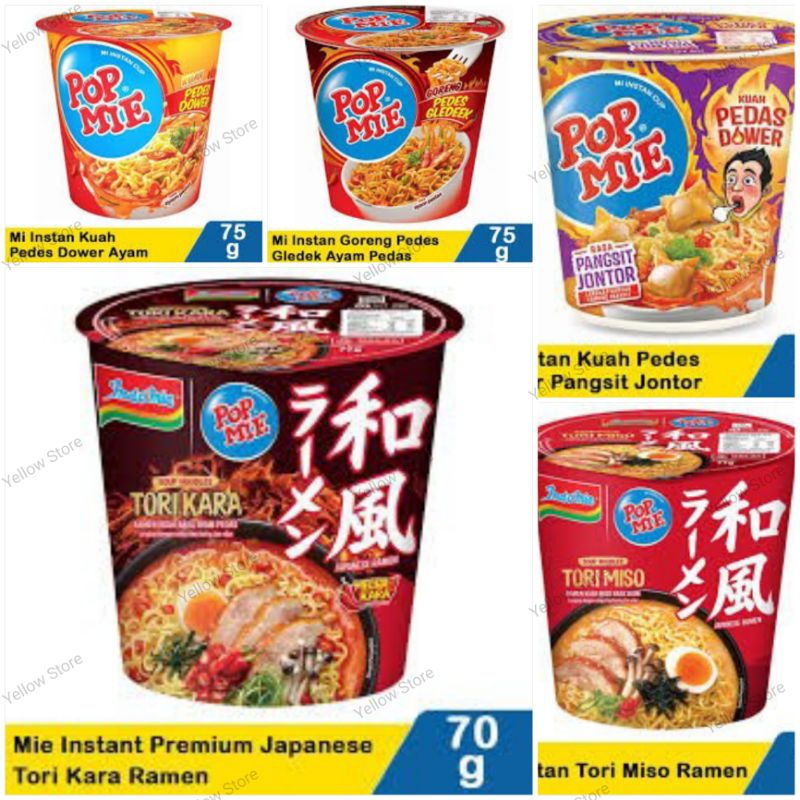 

Pop Mie Semua Rasa 70gr