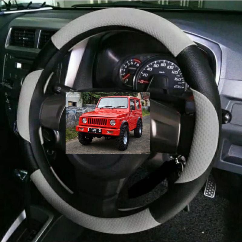 Sarung Stir,Pelindung Stir,Bungkus Stir Mobil Suzuki Katana,Jeep