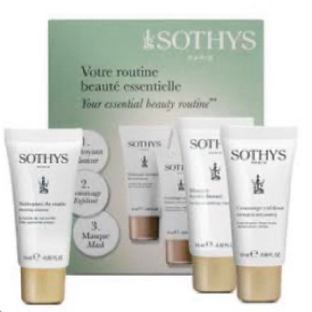 Sothys Paris Essential Beauty Routine Travel Pack 3 Set | Sothys