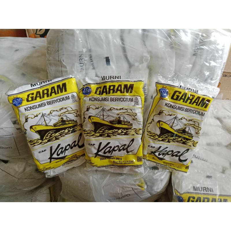 

Garam Kapal 250 gram isi 3 pcs