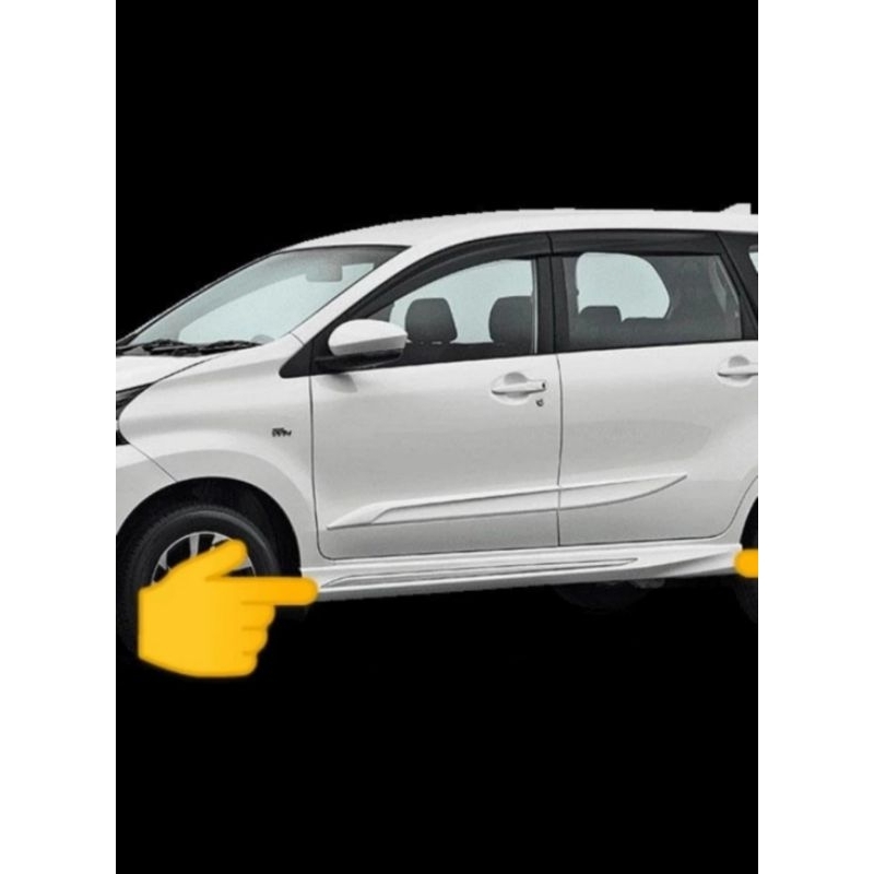Bodykit Side Skirt Cover Trisplang Avanza Veloz 2019 2020 2021 Original