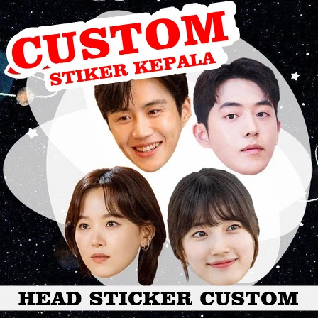 CUSTOM STIKER KEPALA SATUAN Head Sticker Custom