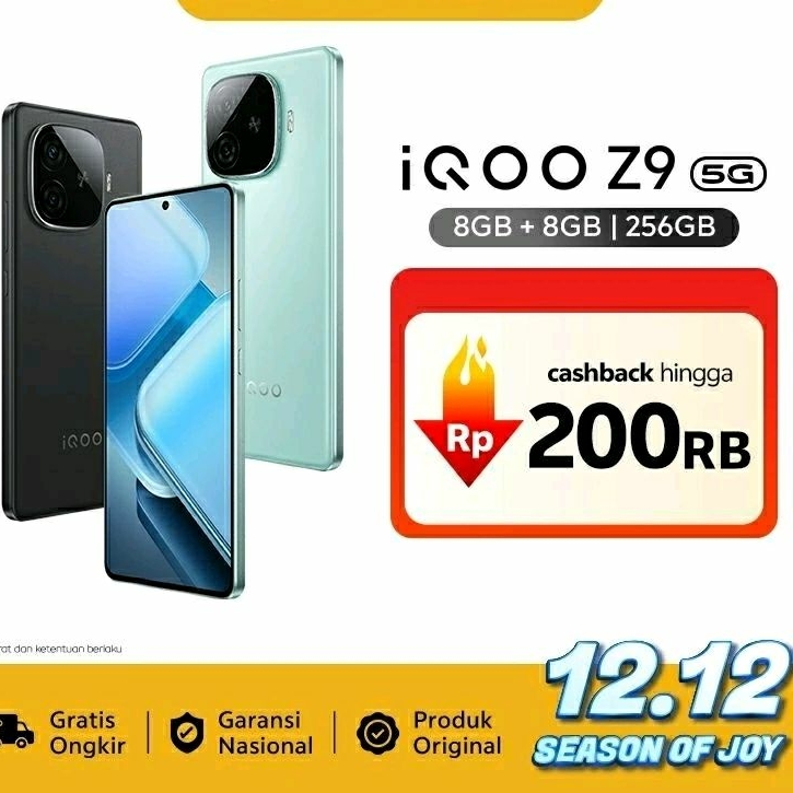 Iqoo Z9 (8+8gb/256gb) 5G snapdragon 7 gen 3