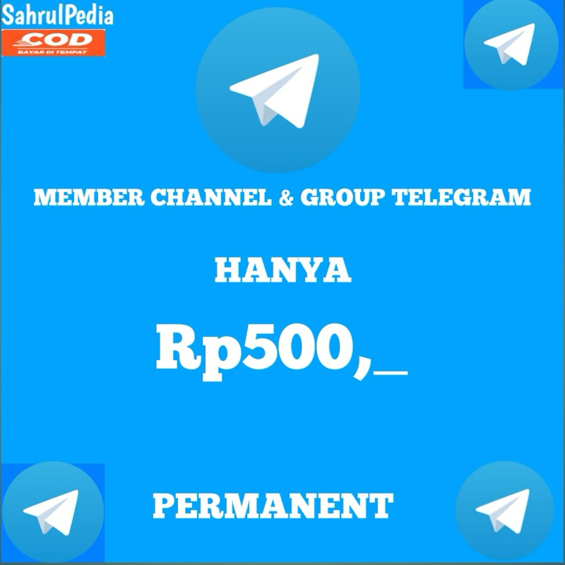 PROMO PENAMBAH MEMBER GRUP DAN CHANEL TELEGRAM