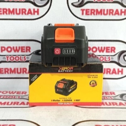 

XENON 18V 4A BATERAI BOR GERINDA CORDLESS XENON CDID CDAG 1845 BATERE