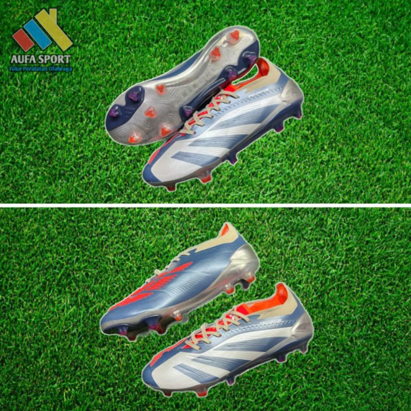 SEPATU BOLA ADIDAS PREDATOR 30.1 ELITE GREY NAVY ORANGE FG|SEPATU BOLA ADIDAS PREDATOR|SEPATU BOLA A