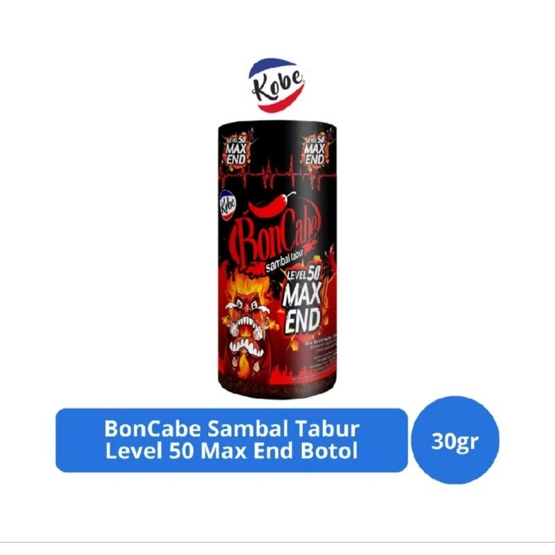

Kobe BonCabe Sambal Tabur Level 50 Max End Botol 30gr