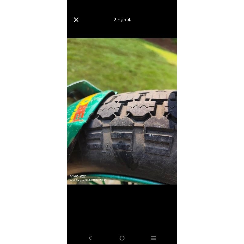 velg motor champ ring 18 ban, swallow wiro dan tromol belakang original tiger