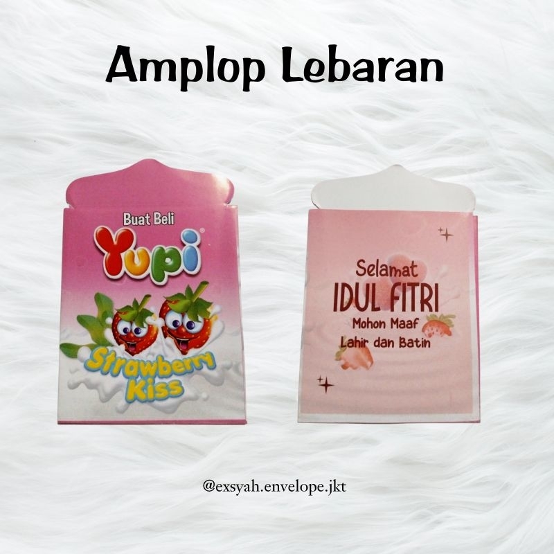 

Amplop lebaran hari raya mini motif permen yupi bahan premium termurah