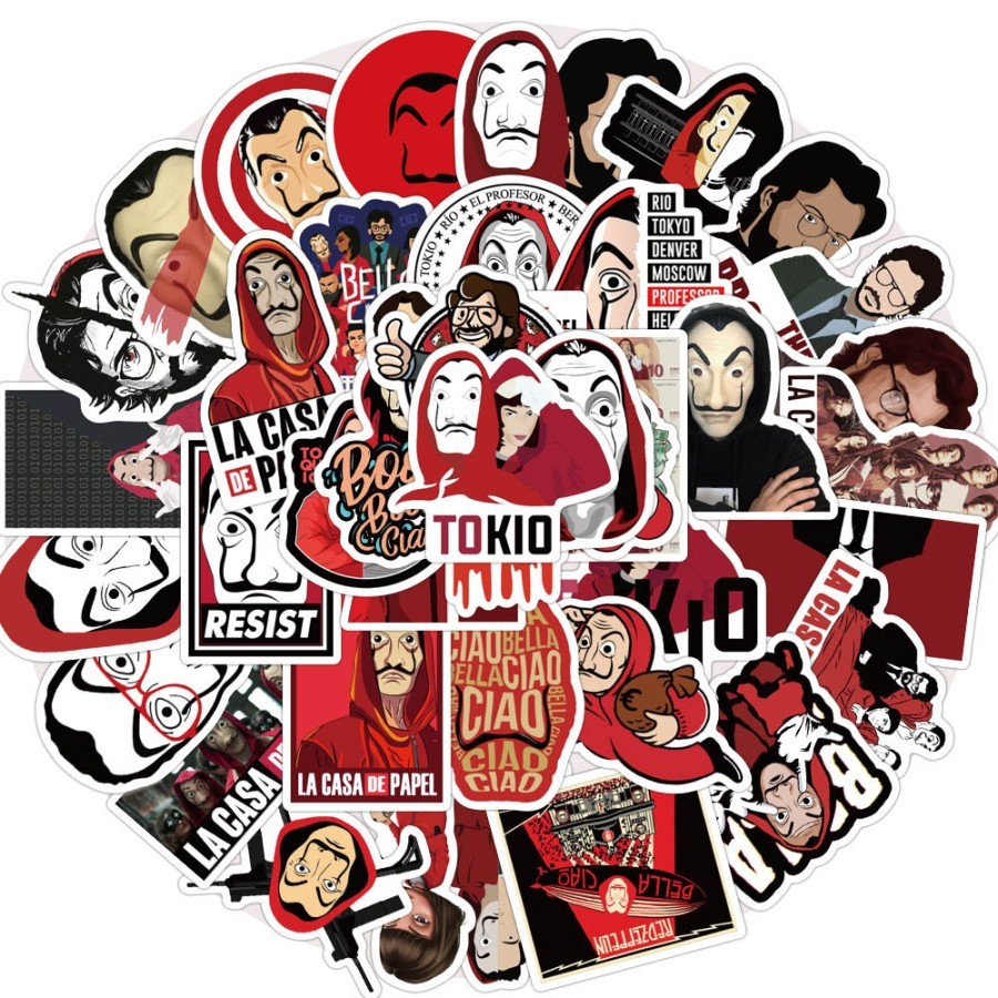 

Stiker Cutting MONEY HEIST Vinyl