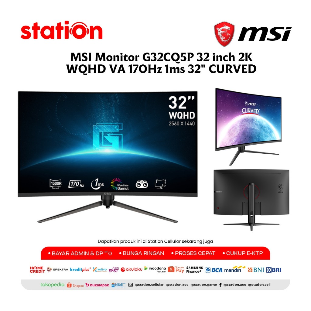 MONITOR MSI GAMING G32CQ5P 32 INCH