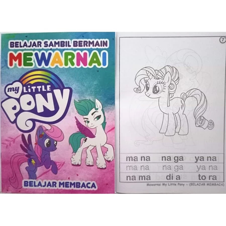 Buku Besar Belajar Latihan Mewarnai Gambar Karakter
