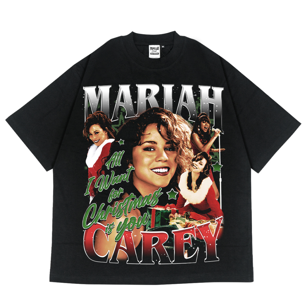 Mariah Carey Oversized Vintage T-Shirt – Black