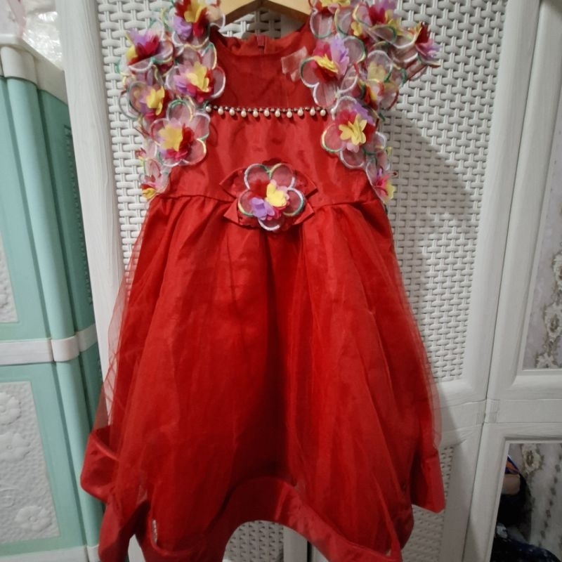 dress variasi bunga PRINCESSA FLAMI