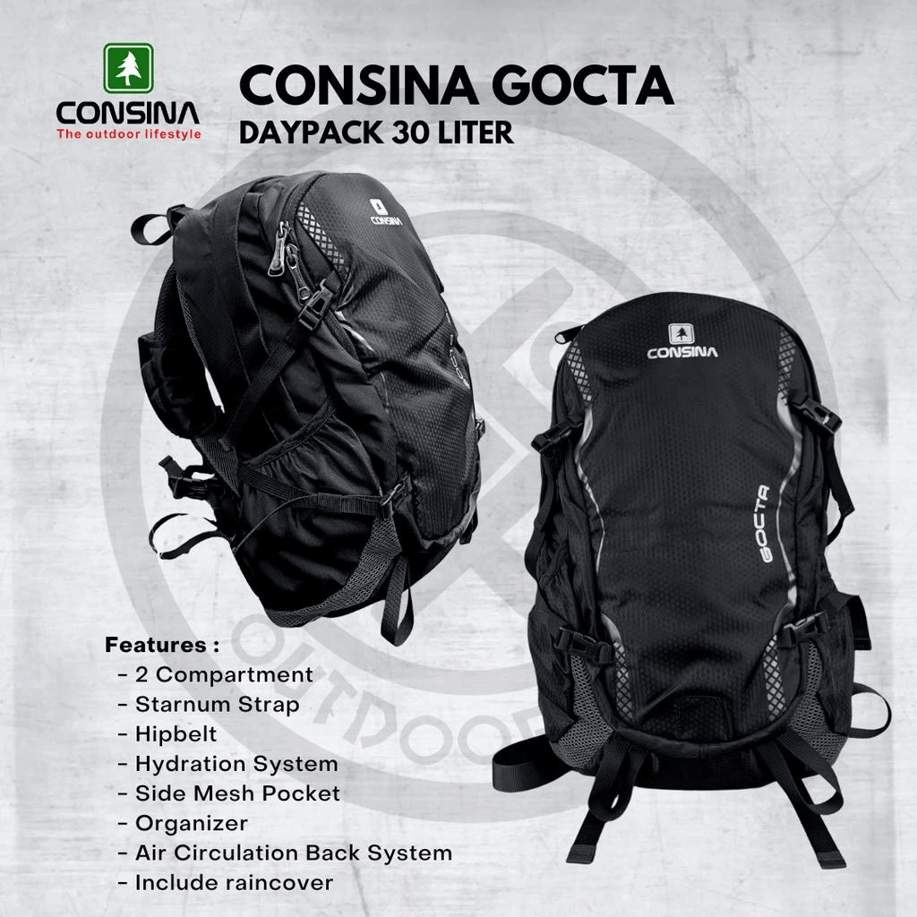 Tas Daypack Consina Gocta Tas Ransel Consina Gocta Original Tas Gunung Backpack Terlaris